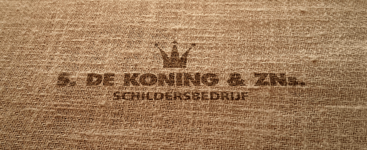 logo schildersbedrijf De Koning by reclamestudio Morant