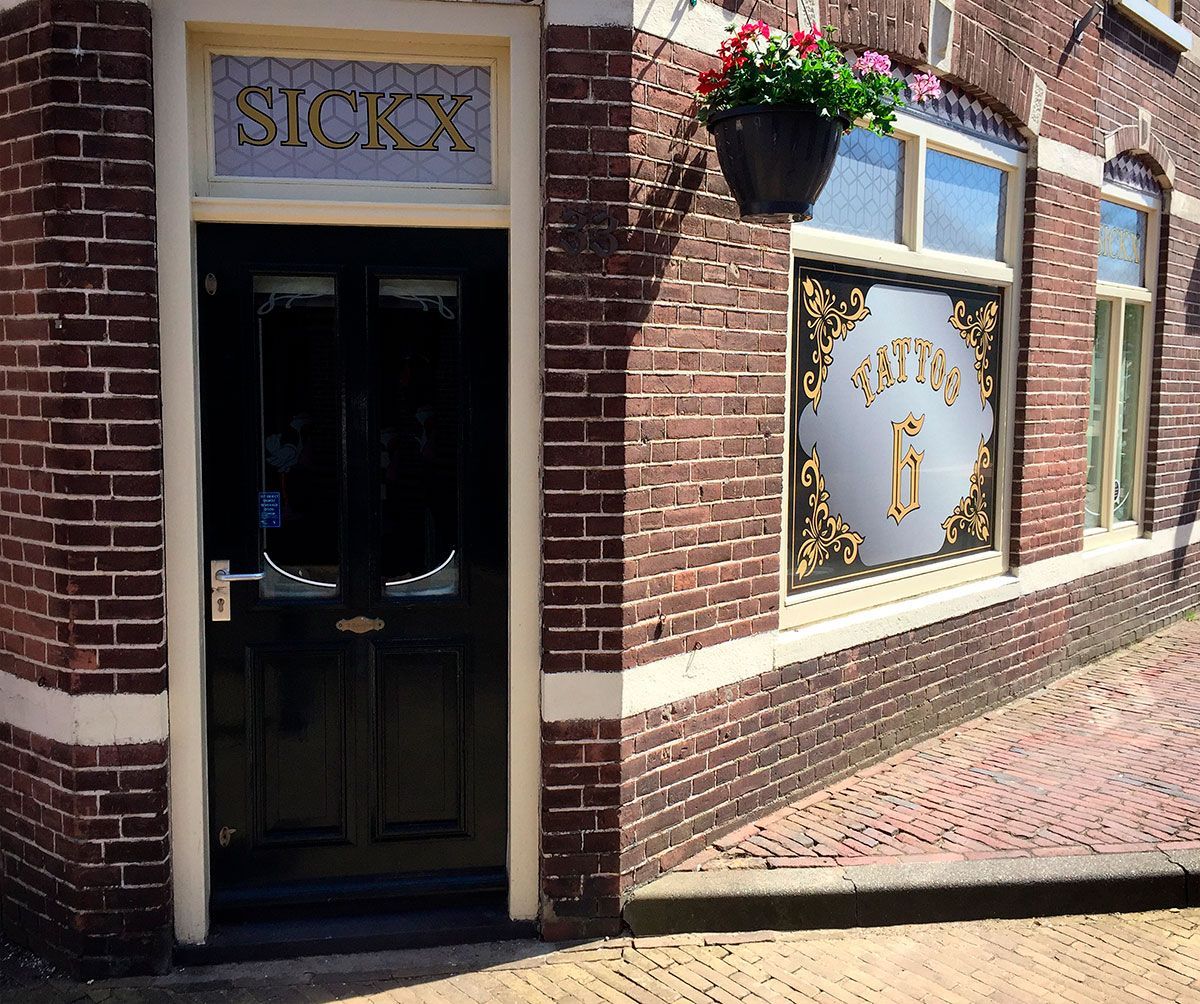 Gevelsignage Sickx Tattoo
