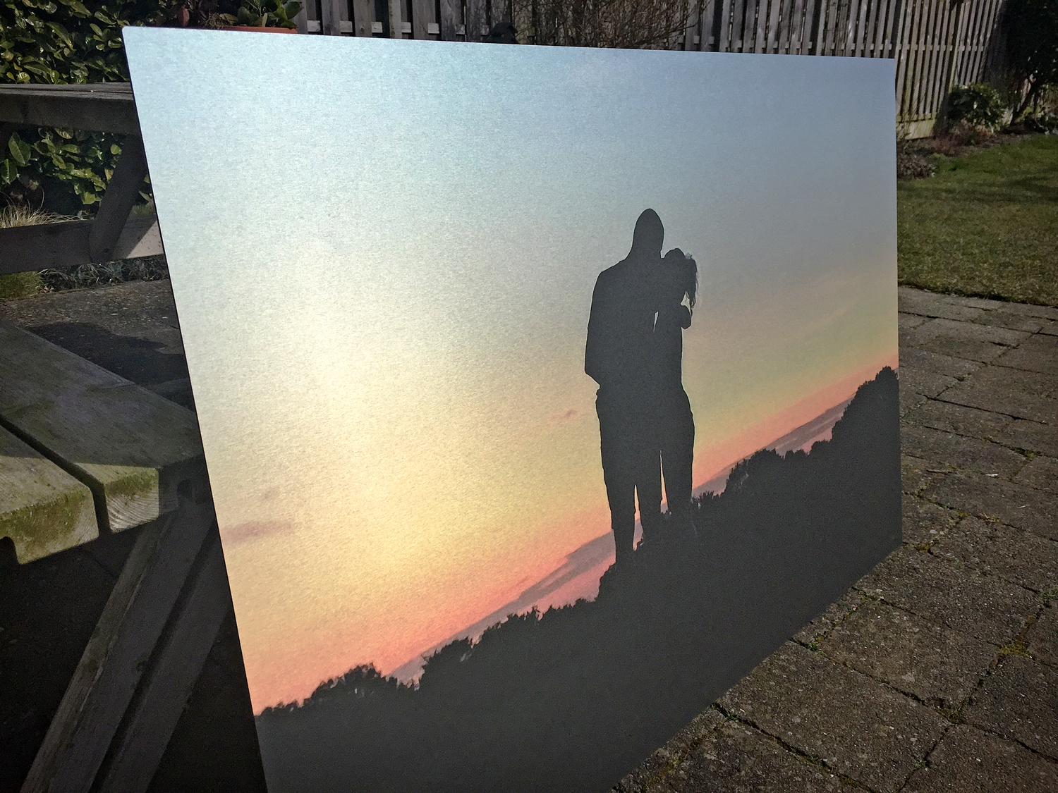 fotoafdruk op geschuurd aluminium by reclamestudio Morant