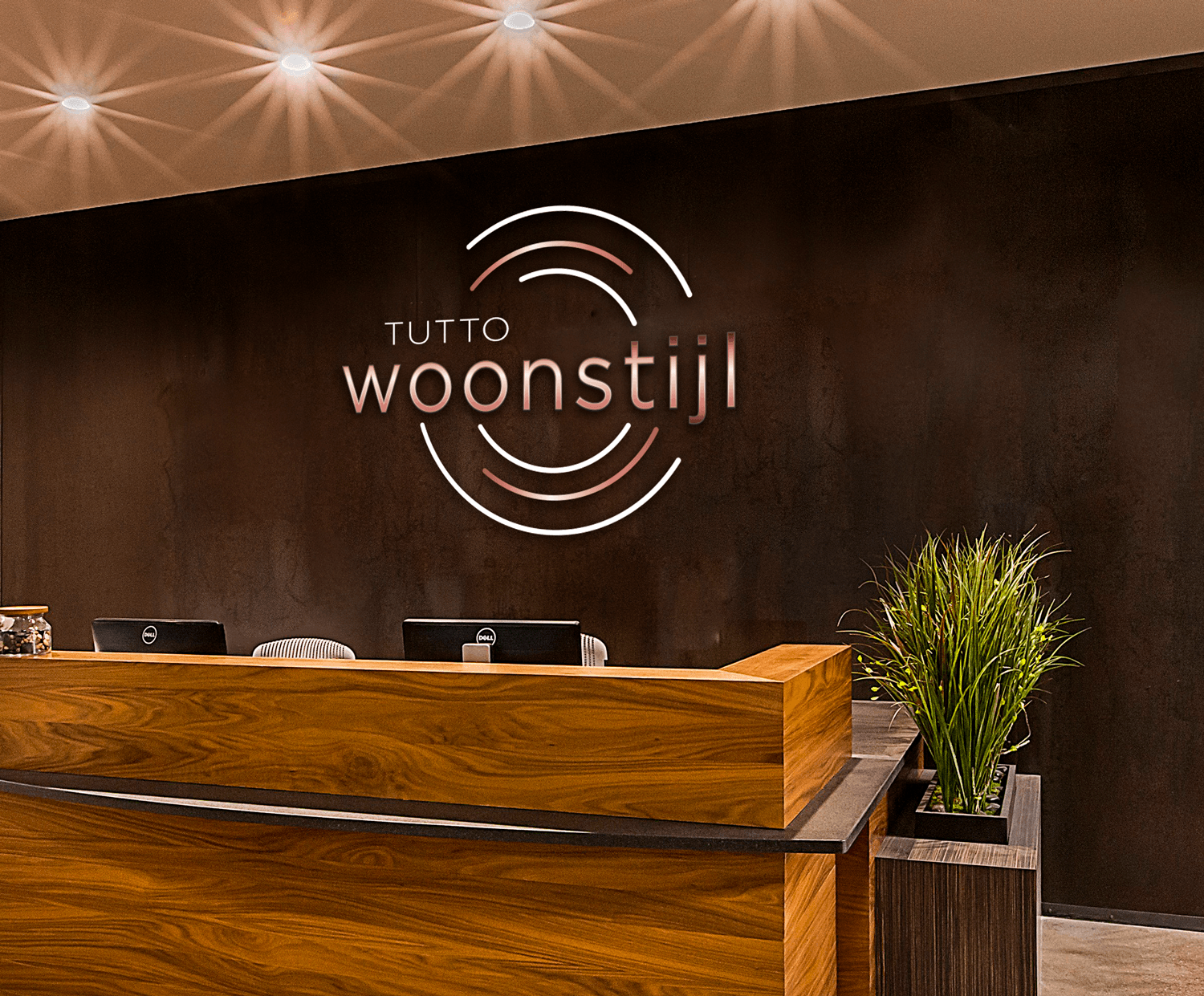 oude logo Tutto woonstijl by reclamestudio Morant