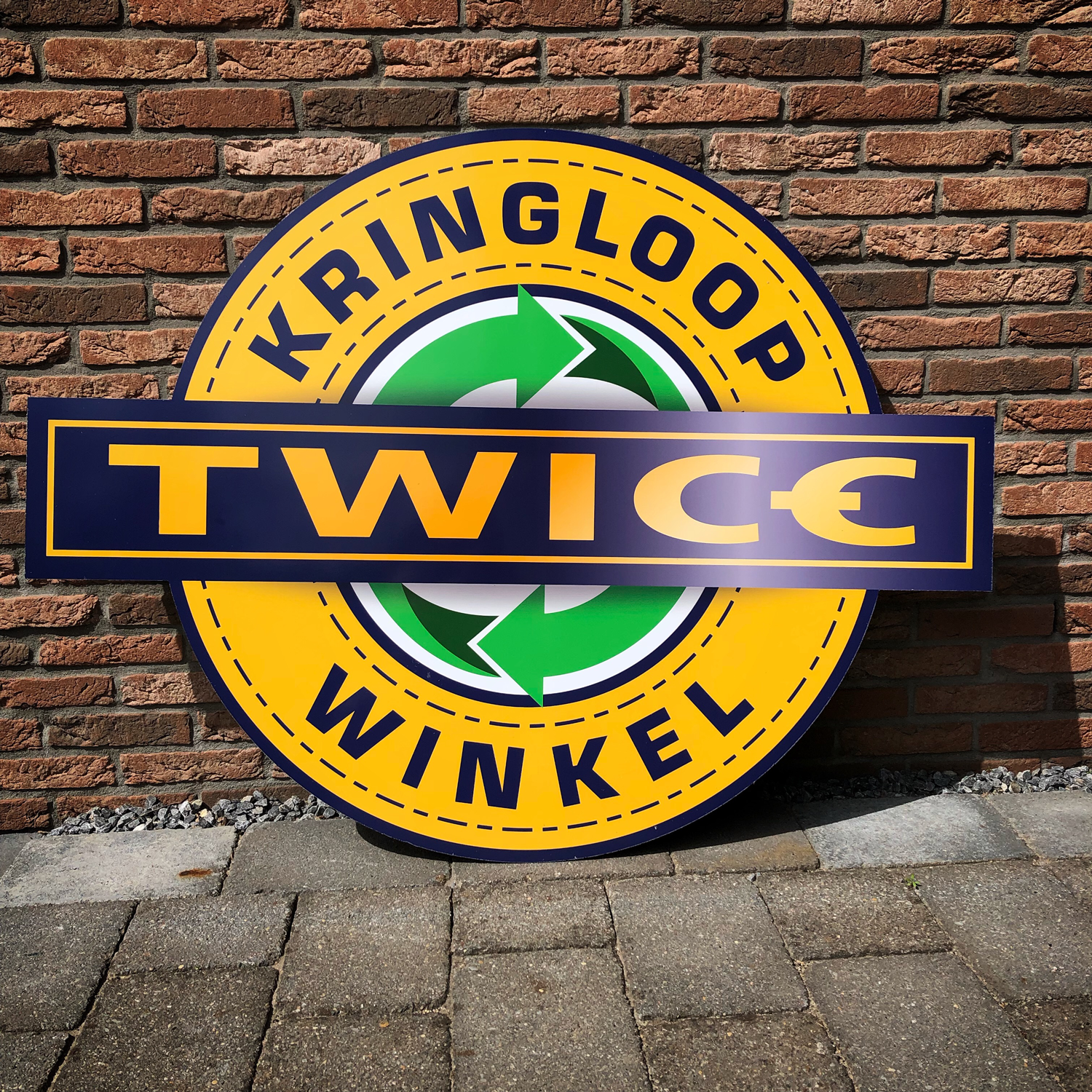 Gevelbord Kringloopwinkel Twice