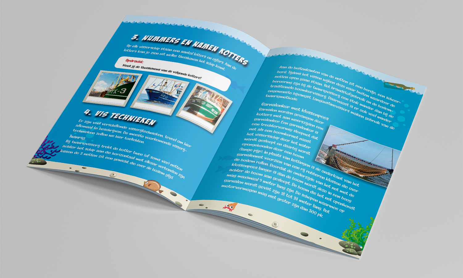 A5 opdrachtenboekje Vistival Den Oever, 16 pag. by reclamestudio Morant