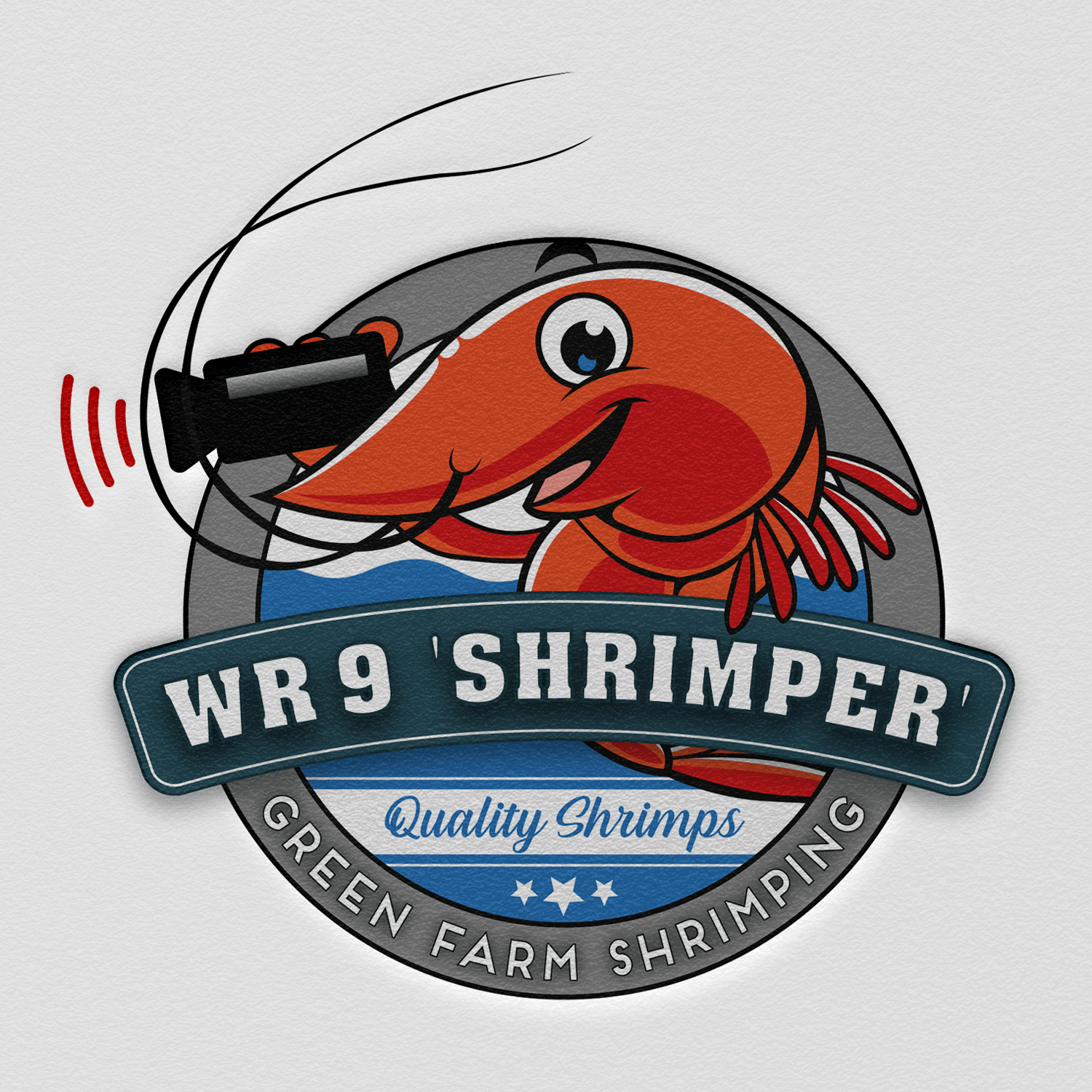 logo WR 9 'Shrimper' by reclamestudio Morant