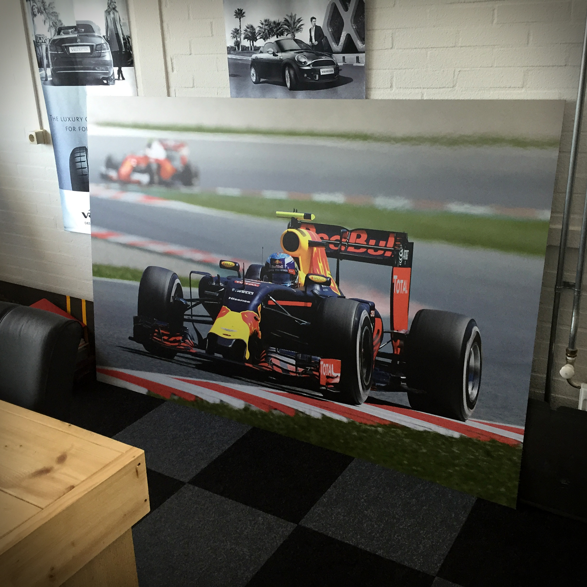 Foto afdruk op aluminium van Vertappen  by reclamestudio Morant