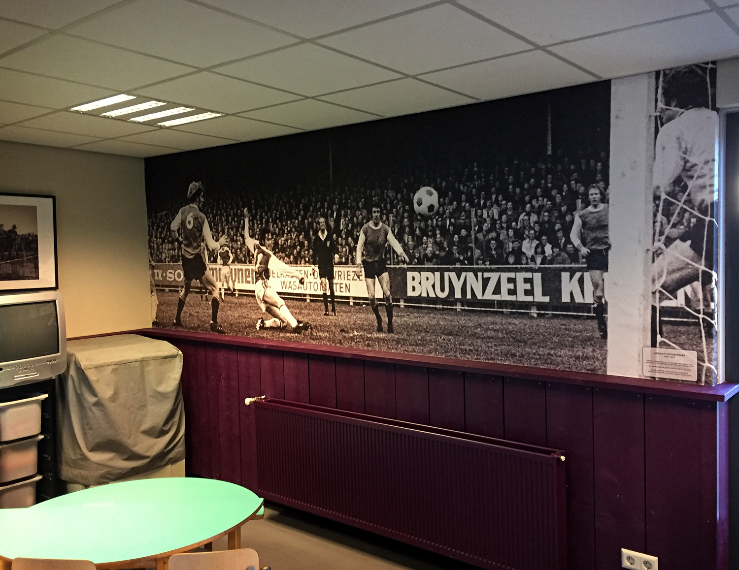 fotobehang (airtex) kantine v.v. Succes by reclamestudio Morant