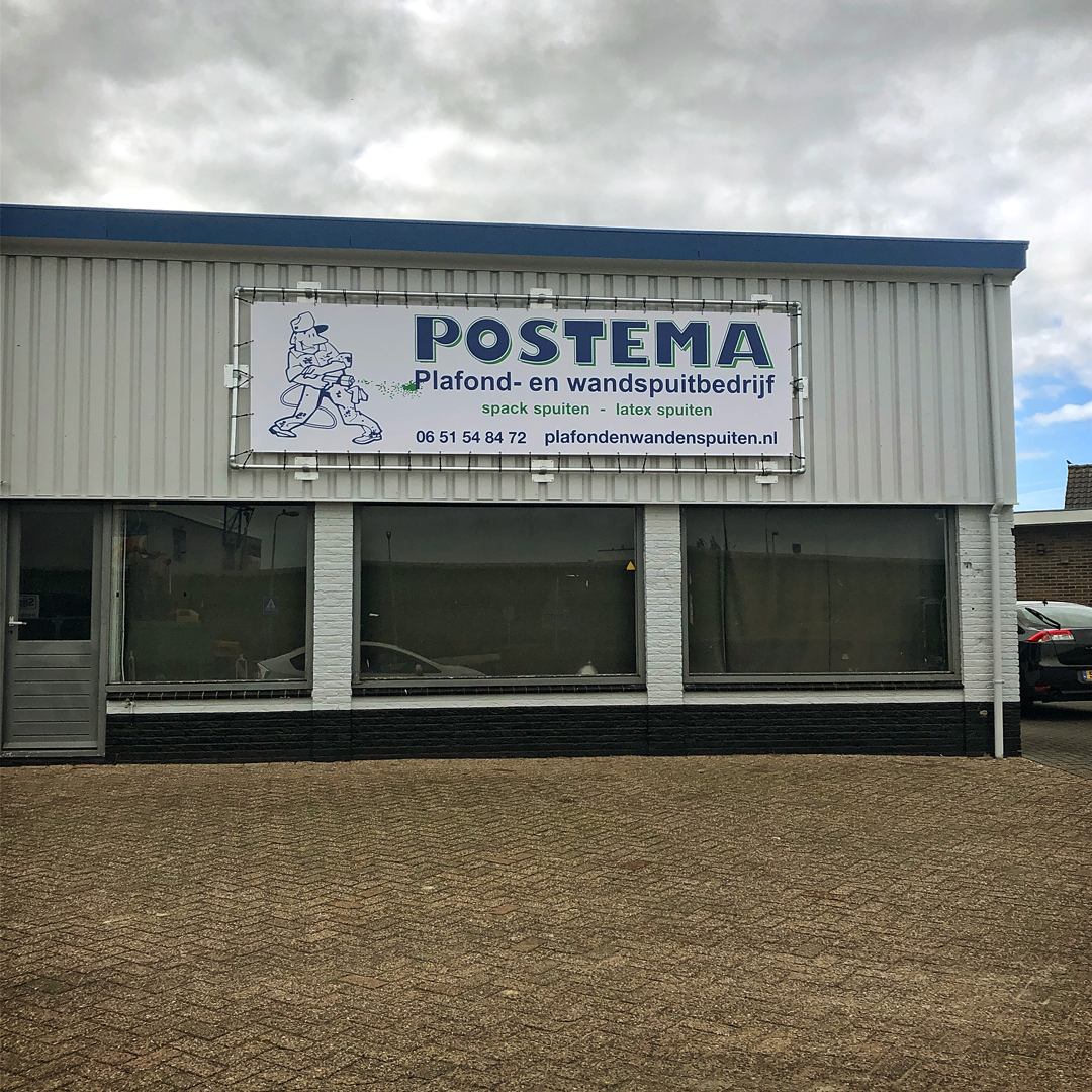 Gevelbekleding Postema plafond- en wandspuitbedrijf