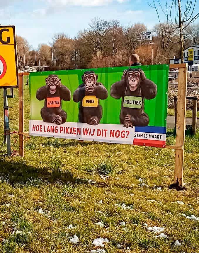 Diverse spandoeken t.b.v. boerenprotest 11 maart by reclamestudio Morant