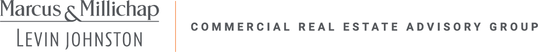 Levin Johnston, Commercial Real Estate Advisory Group, of Marcus & Millichap logo.