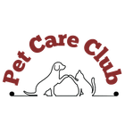 Logo: "Pet Care Club" with dog and cat paw-to-paw, arched text in red.