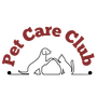 Logo: "Pet Care Club" with dog and cat paw-to-paw, arched text in red.