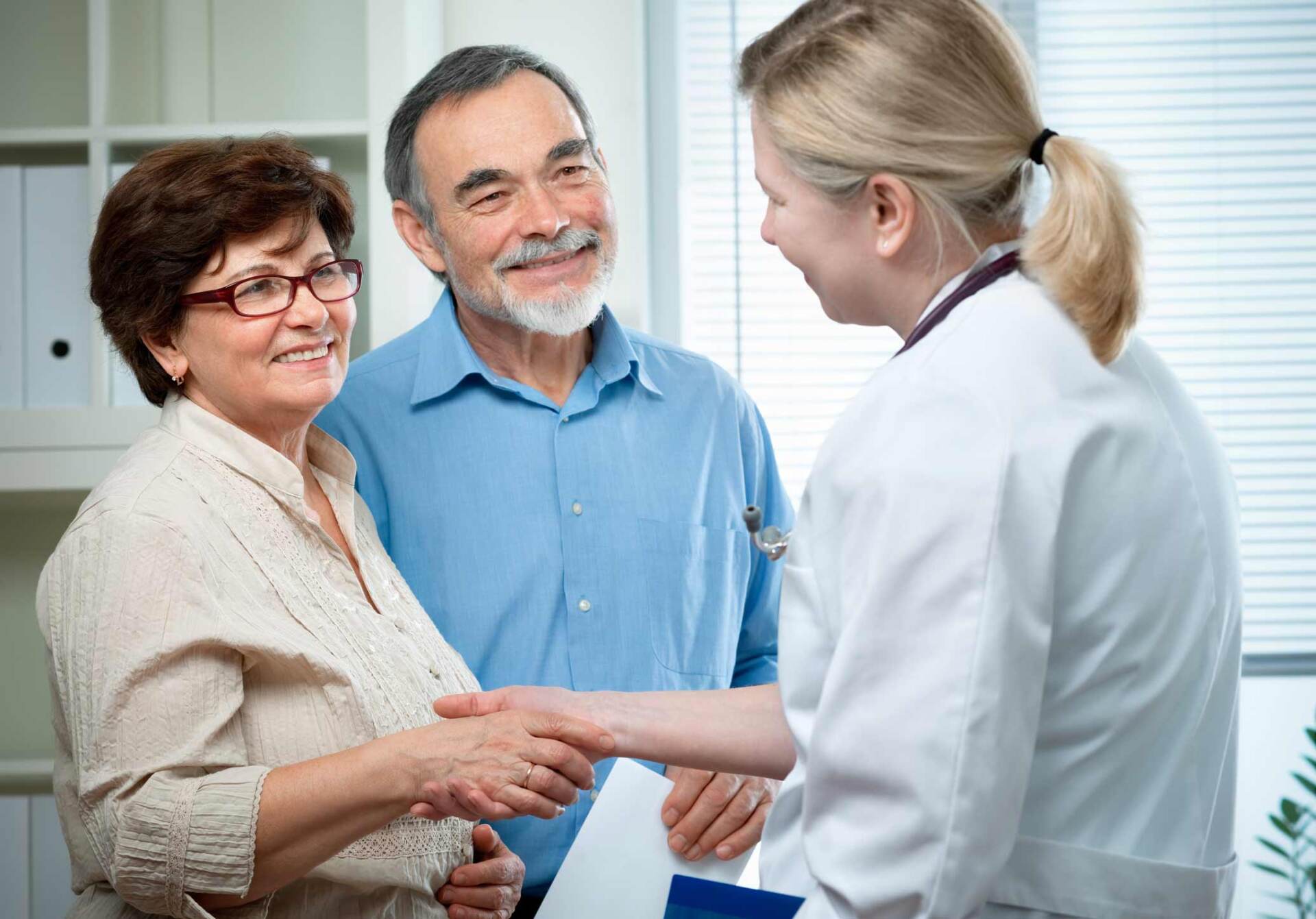Senior Couple Visiting A Doctor — Beaufort, NC — Seaside Family Practice of Beaufort