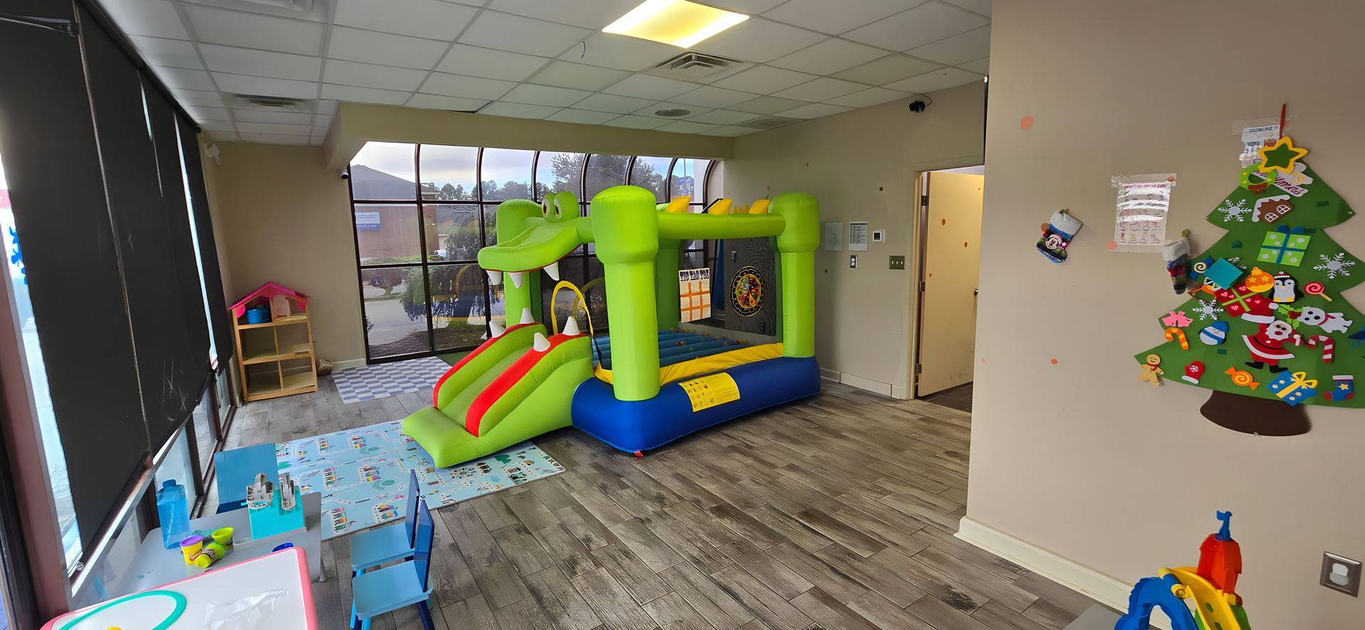 Pediatric ABA therapy play area designed for learning and skill development