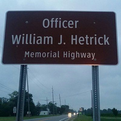 Officer WIlliam J. Hetrick Memorial Highway