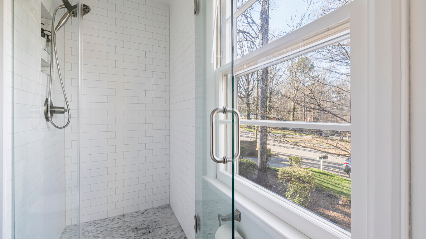 bathroom glass doors