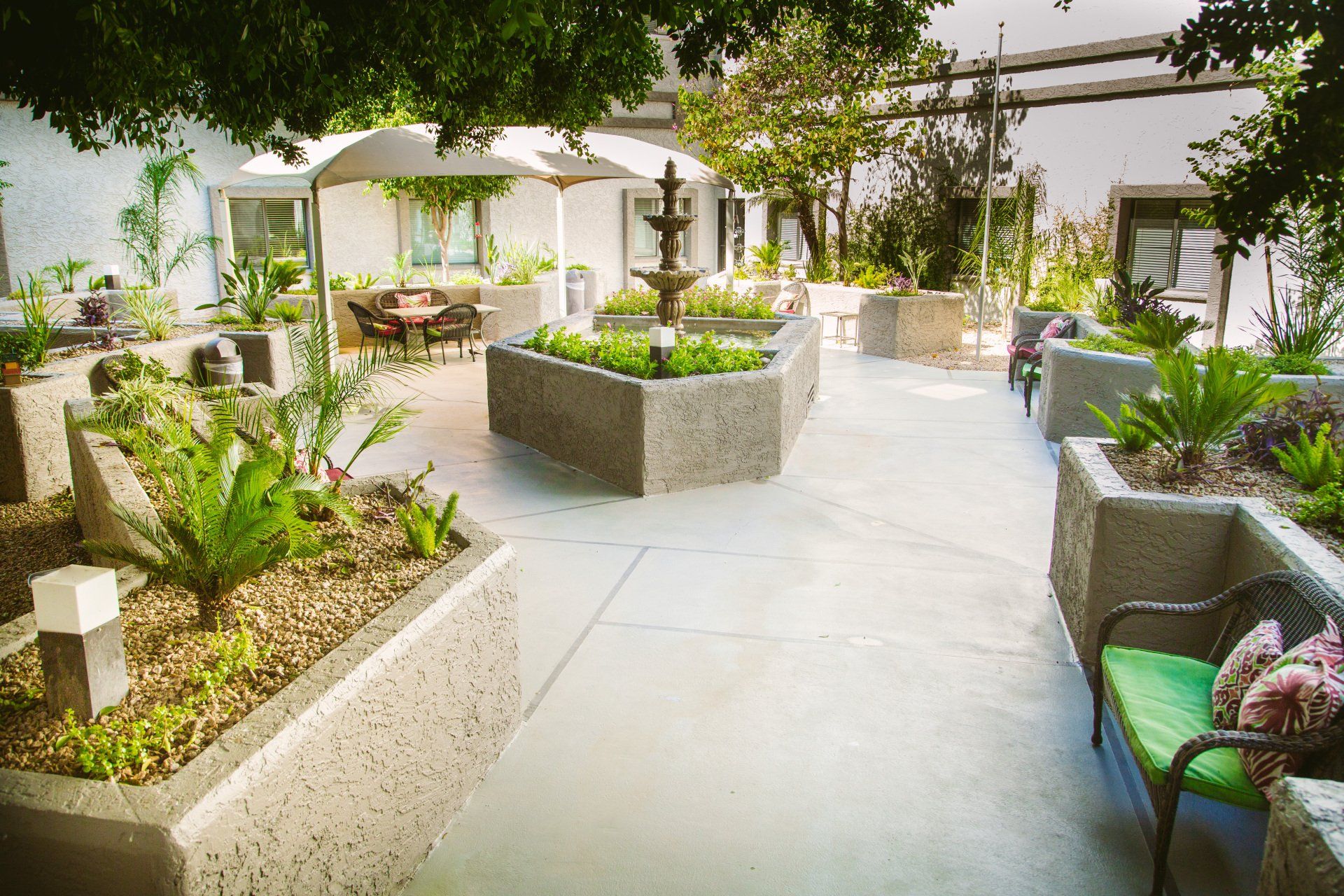 Plaza Courtyard Walkway