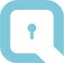 square lock and keyhole