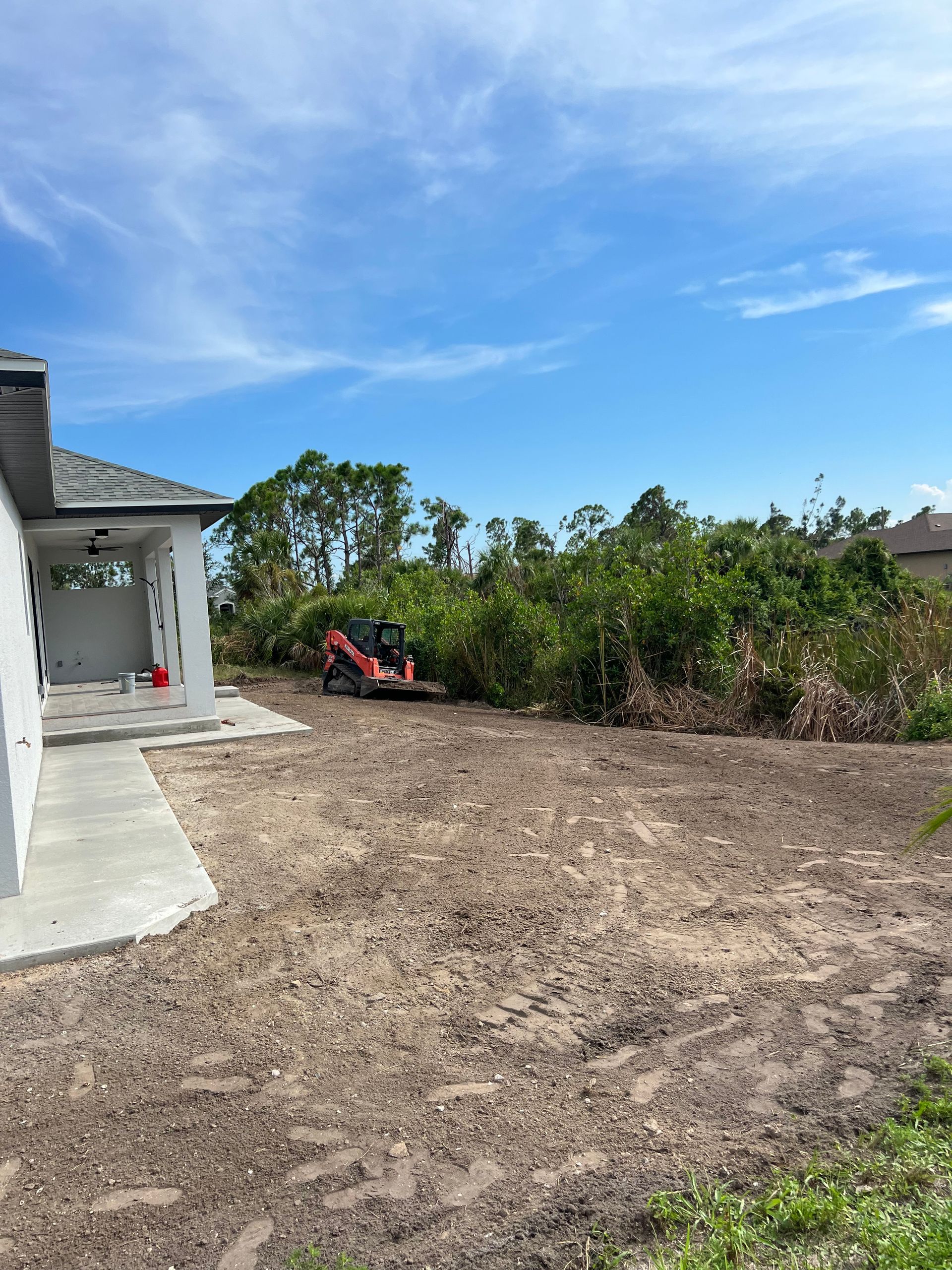 A land clearing service in North Port, FL by Roko Construction & Land Services