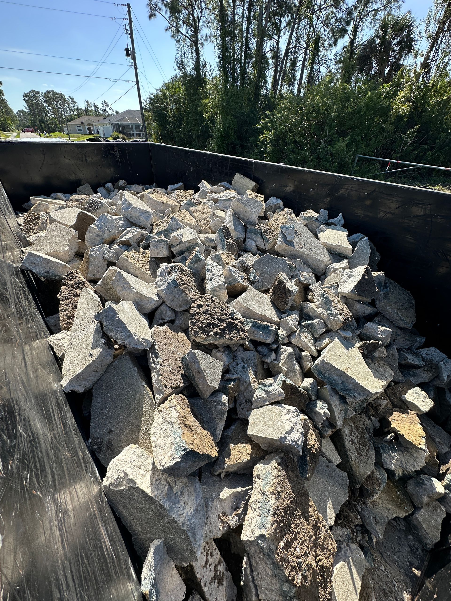A concrete breaking service in North Port, FL by Roko Construction & Land Services