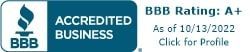 Bbb rating : a+ as of 10/13/2022 click for profile