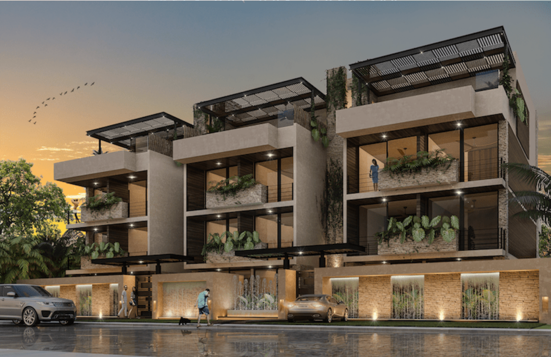 Aguasanta Tulum is a unique boutique Residential development located in the Majestic community of Aldea Premium, a new development inside the privileged Aldea Zama community of Tulum, Mexico. It is home to 9 exclusive residences.