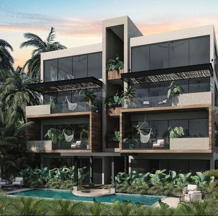 Step into a world of exclusivity with Aguasanta Vibe.This exceptional development has only 4 two-bedroom apartments and 2 three-bedroom penthouses, spread across 2 towers. Get ready to immerse yourself in the luxury living of Tulum.