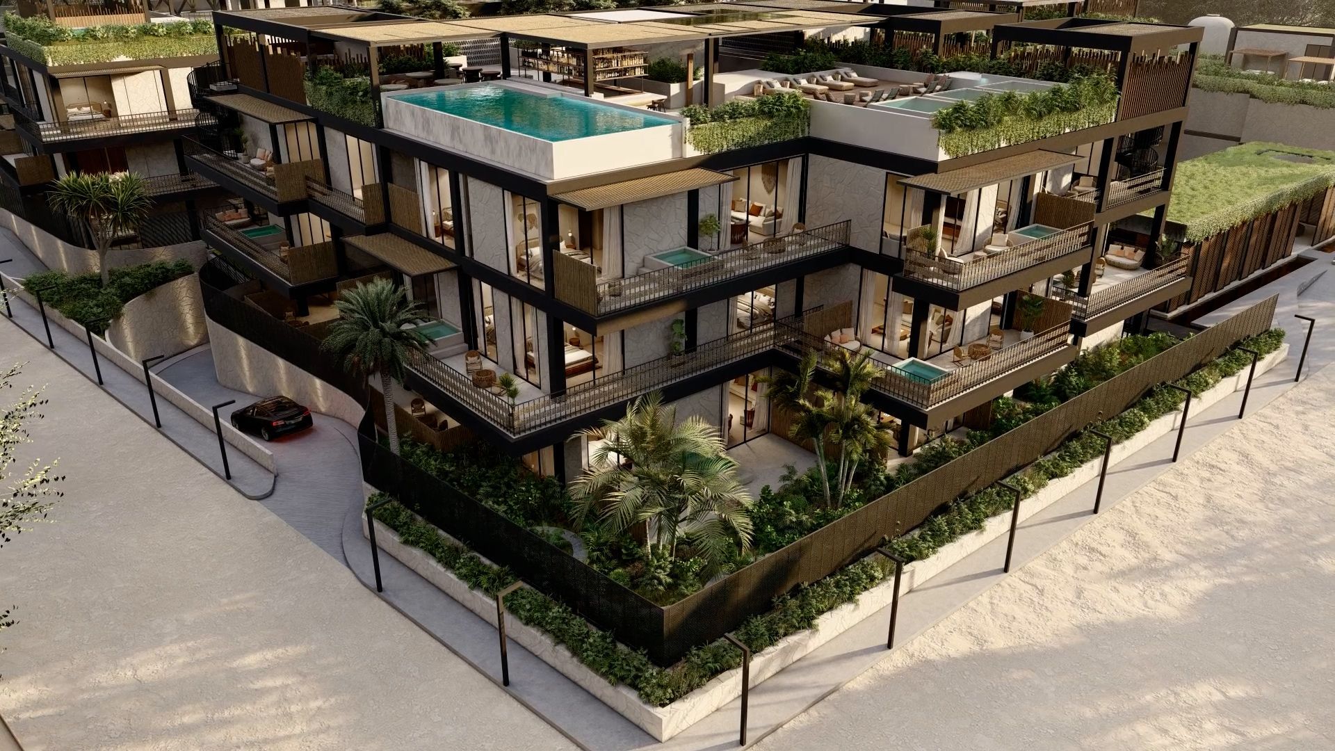 Bloom Tulum is the only luxury apartment development in Tulum that will be managed by an international hotel group. This brings significant benefits for owners, as they won’t have to worry about finding guests, promoting their property, hiring a management team, or handling maintenance.