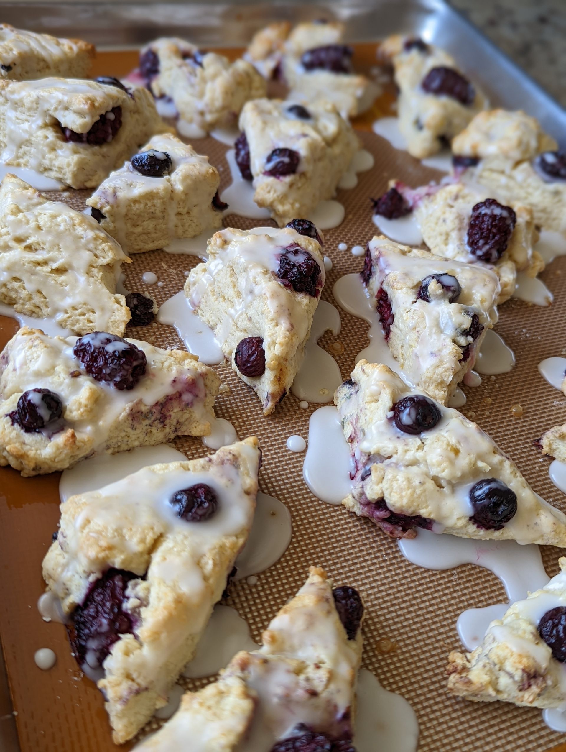 Lemon Blueberry Scones
