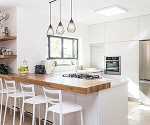 White Themed Kitchen - Remodeling in Freeport, NY
