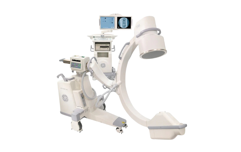 Mobile C-Arm device used by the company during their procedures