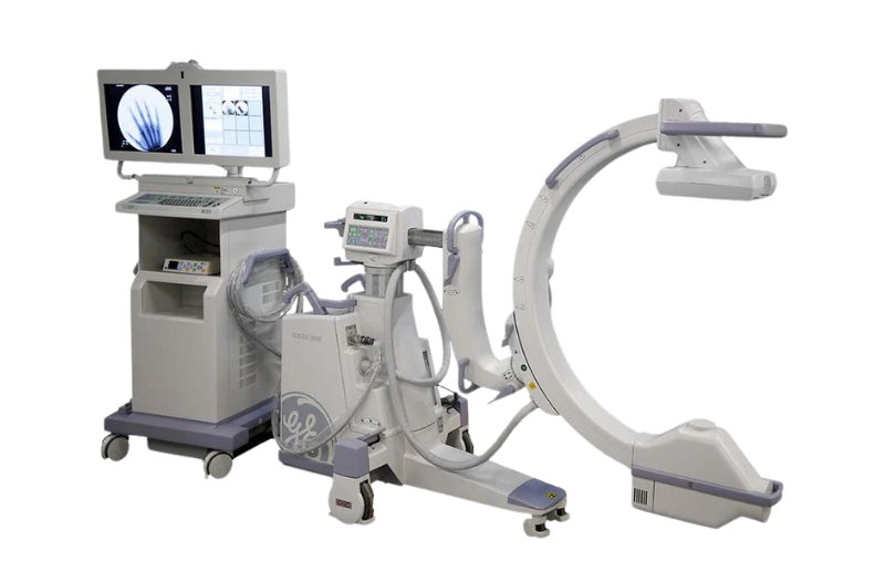 Mobile C-Arm device used by the company during their procedures