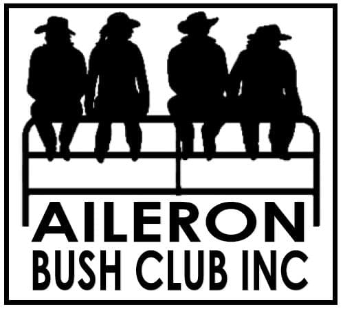 Four people in cowboy hats silhouetted on a fence; 