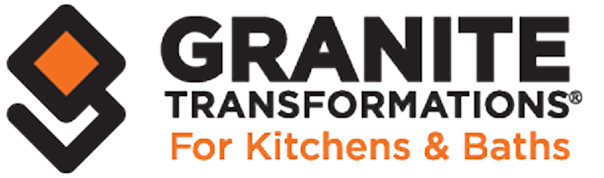 The logo for granite transformations for kitchens and baths