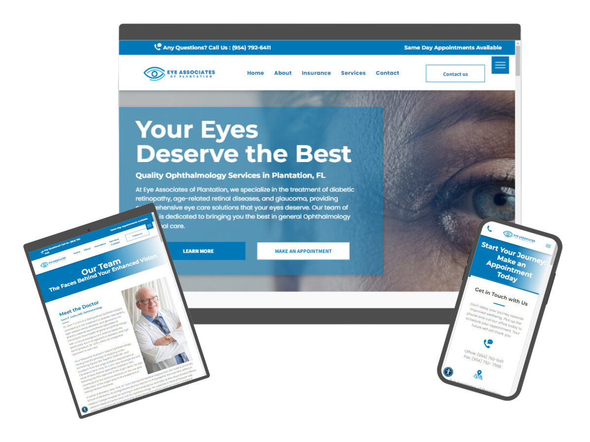 Ophthalmologist Website Design