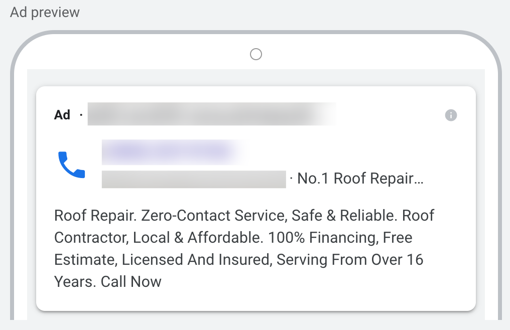 Roofing Company Case Study