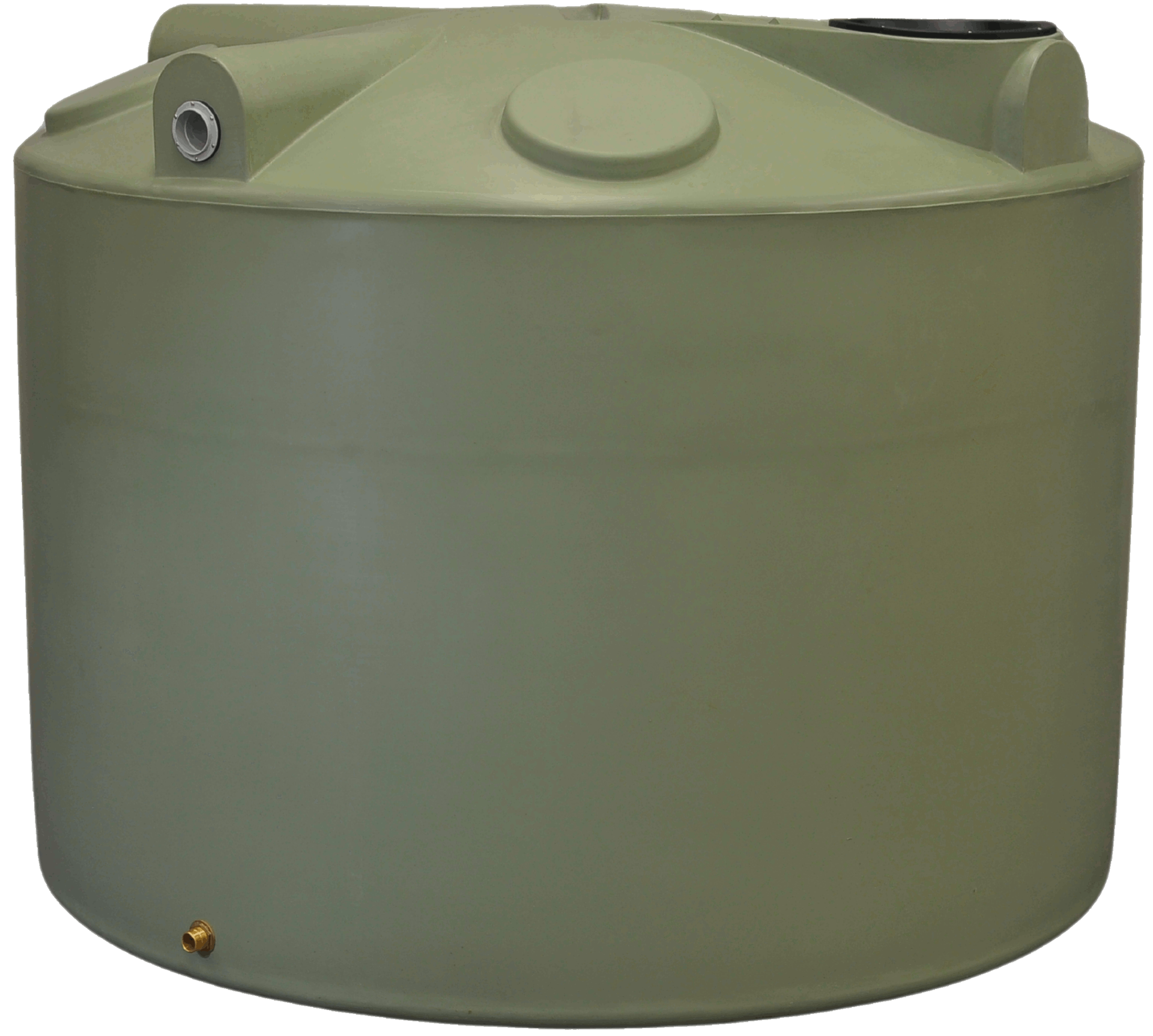 10000 Litre Squat Round Poly Water Tank NSW ACT