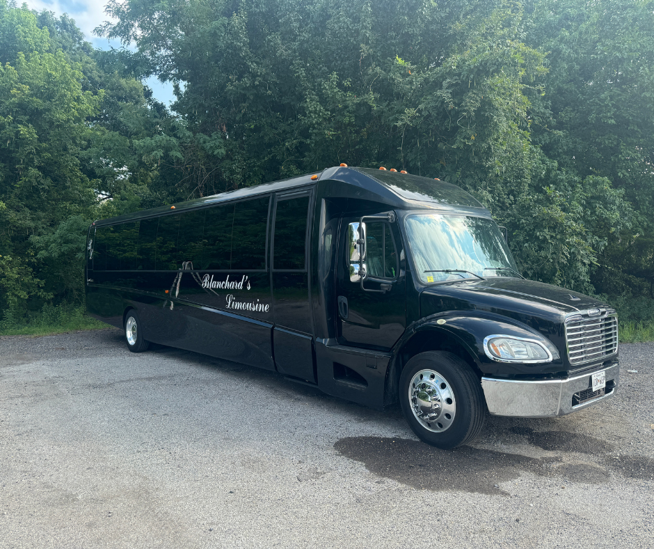 Blanchard Charter 38 passenger shuttle bus