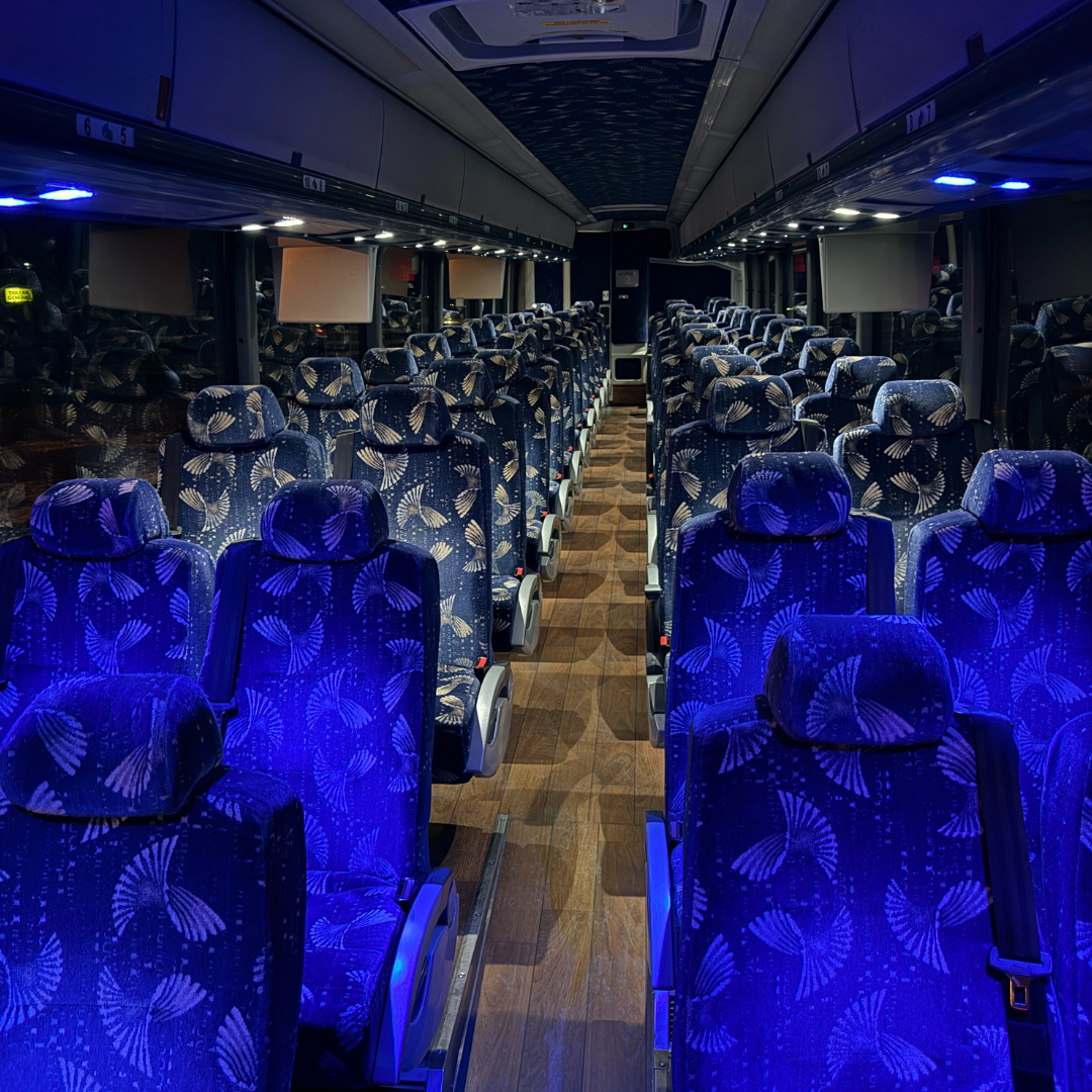 Blanchard Charter 56 passenger charter interior