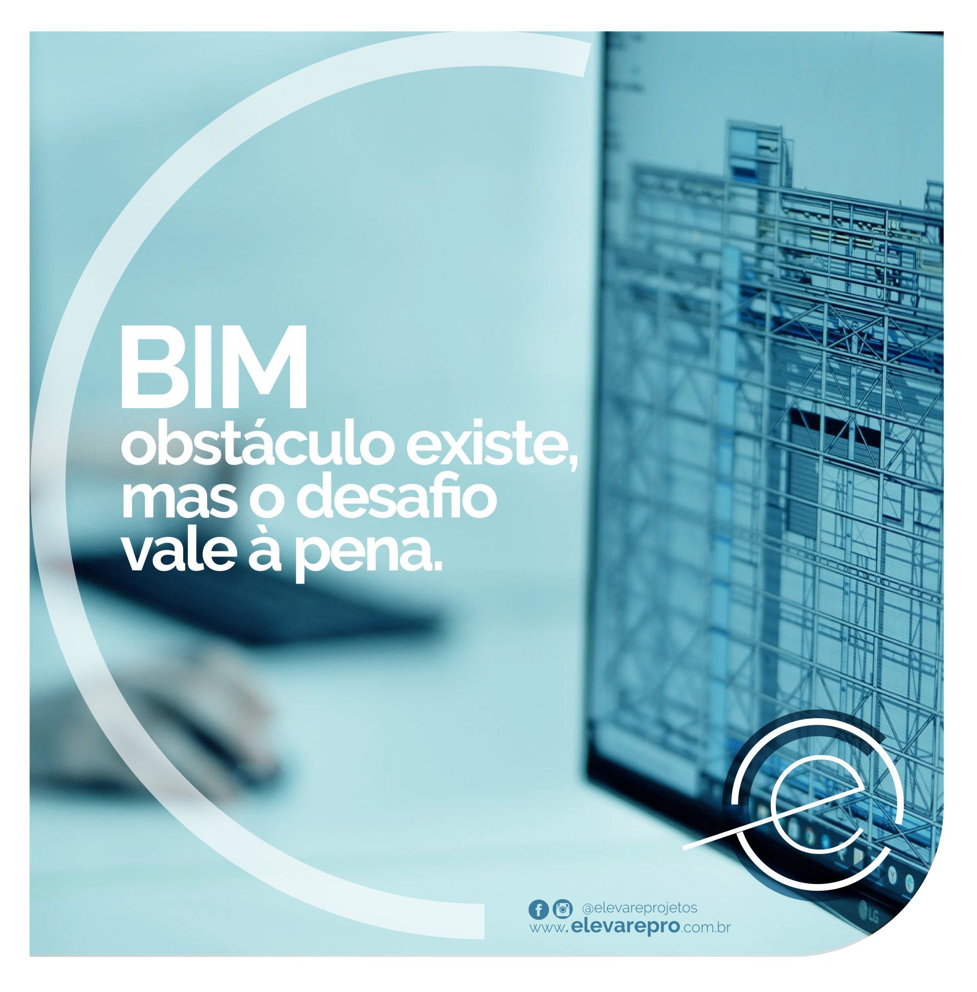 Existe um anúncio para o obstáculo bim, mas o desafio vale a pena