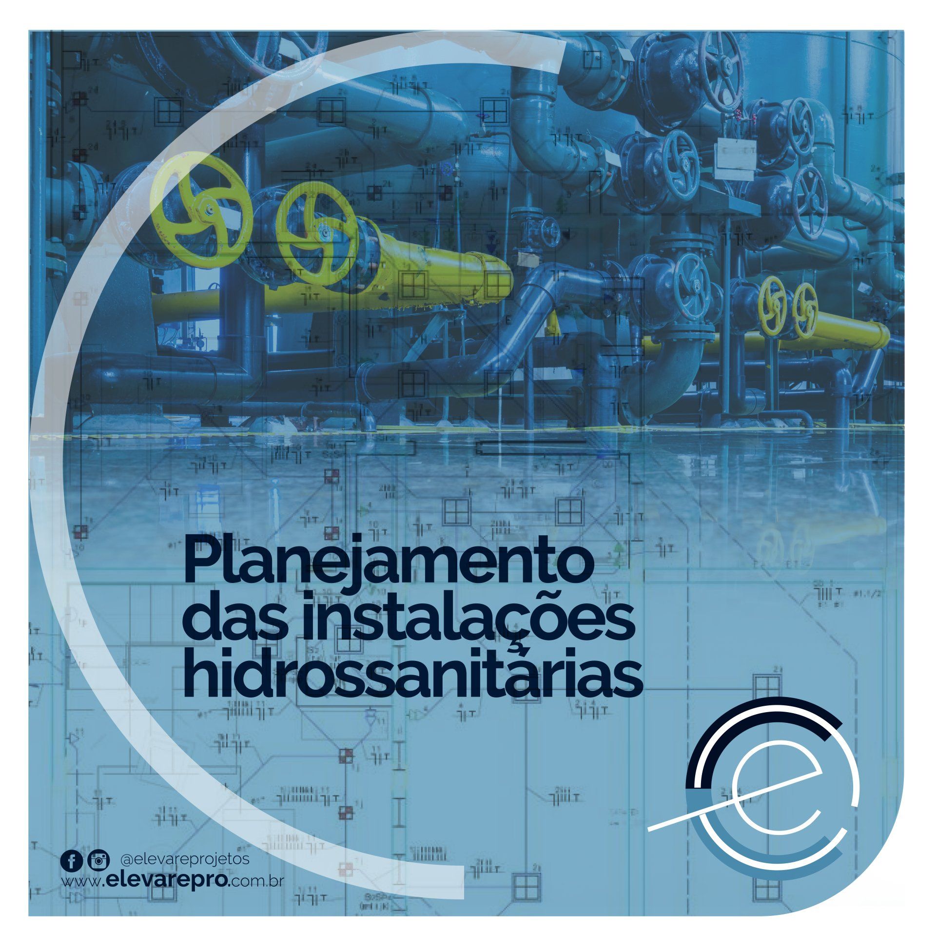 A poster with a picture of pipes and the words 