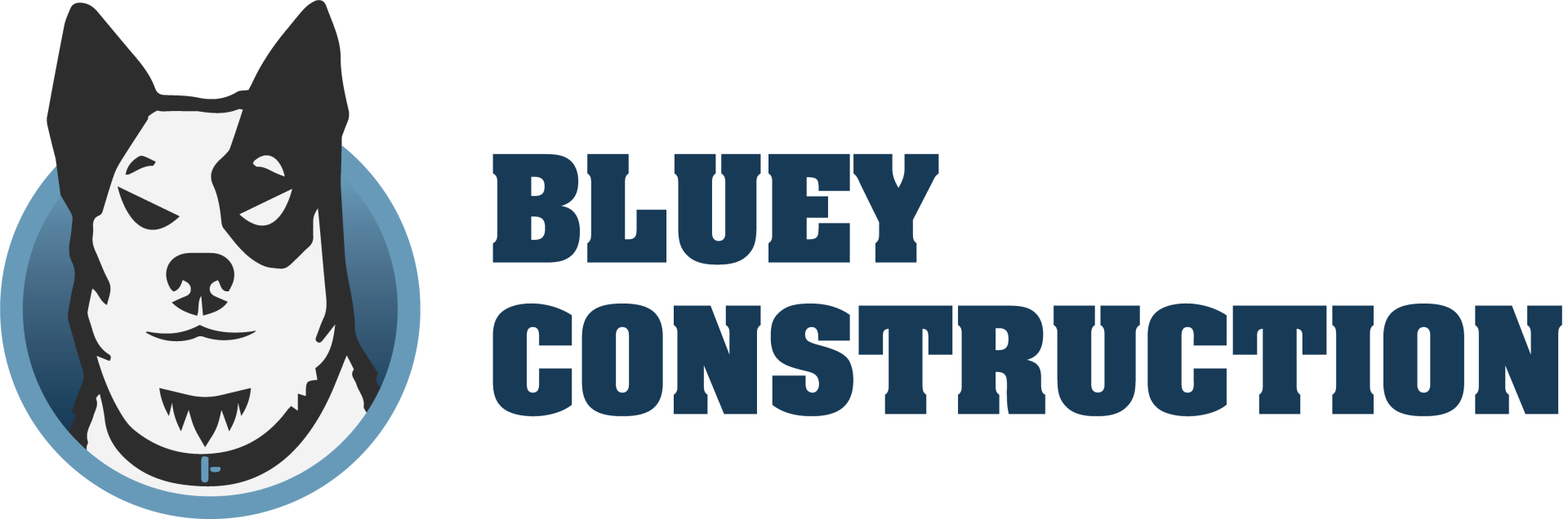 Bluey Construction Logo