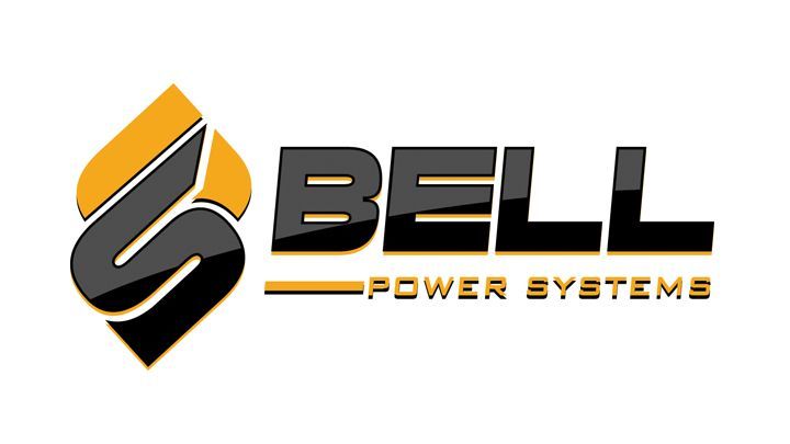 Bell Power Systems logo: Black and gold stylized