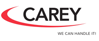 Logo for Carey. The word