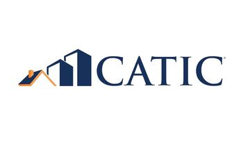 Logo for CATIC: stylized buildings in blue and orange next to the company name in blue text.