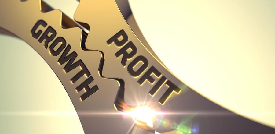 Golden gears interlock with the words 