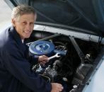 One of our technicians performing car service in Morwell