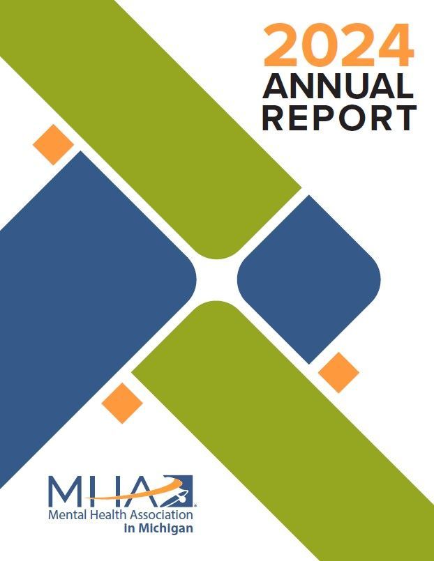 The cover of the mha annual report for 2024