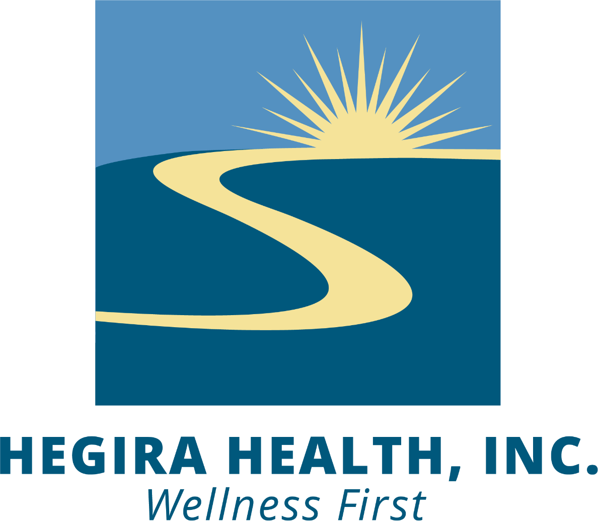 The logo for hegira health inc. wellness first