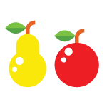 Nutritious fruits icon