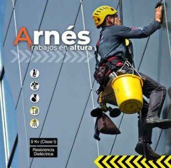 Línea de vida, arnés de seguridad, eslingas, mosquetones, freno arrestador, descendedor, ascendedor, Paratodoya