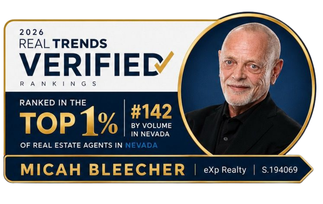 Micah Bleecher | Top 1% • #142 in Nevada | Real Trends Verified Production